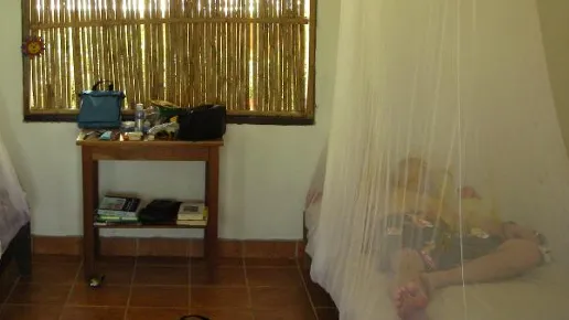 Bedroom at Morro Negrito Surf Camp