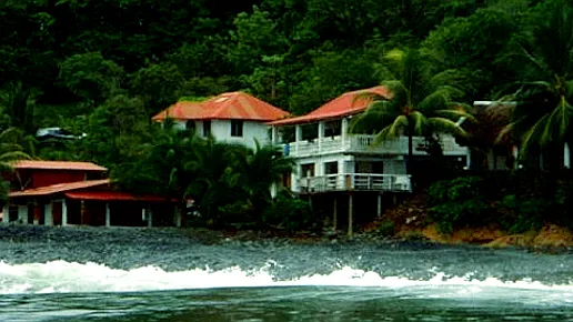 Front view of Morro Negrito Surf Camp