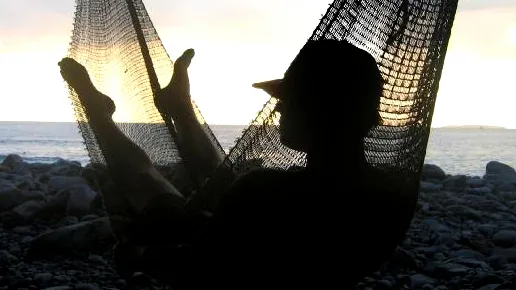 Hammock for lounging at Morro Negrito Surf Camp