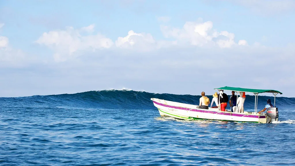 Island surf boats at Morro Negrito