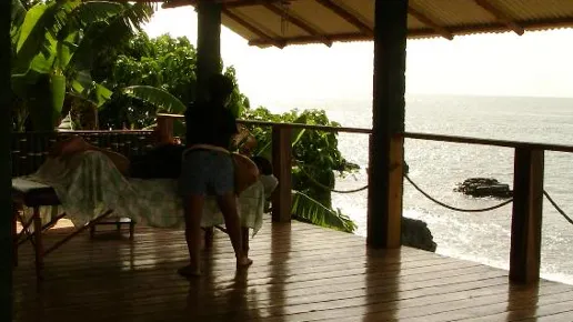 Yoga deck at Morro Negrito